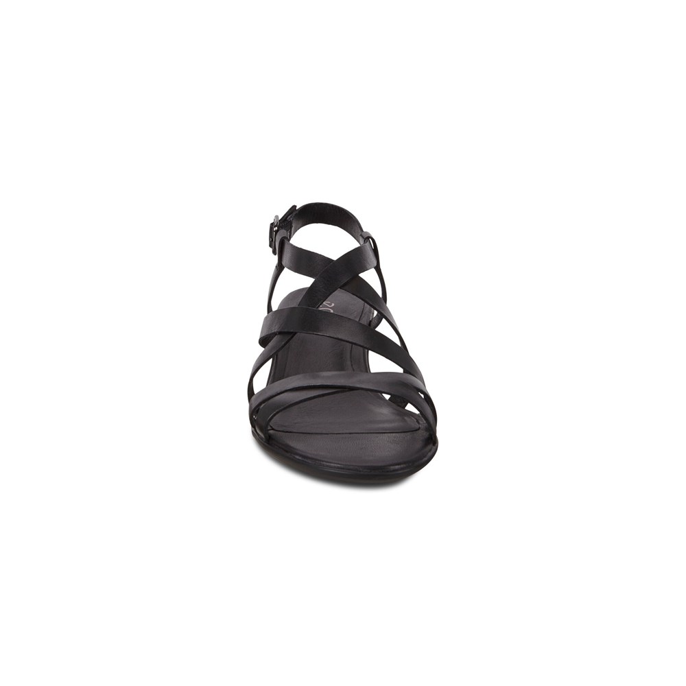 Womens Sandals - ECCO Shape 35 Wedge - Black - 9607NRGSO